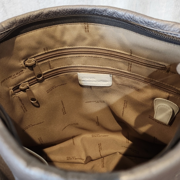 Derek Alexander shoulder bag silver. - Picture 4 of 6